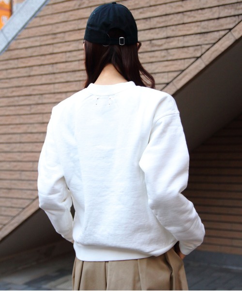 トレーナー スウェット MEYAME/メヤメ　ロゴエンブロイダリー スウェット　LOGO EMBROIDERY SWEAT レディース MEYAME トレーナー スウェット MEYAME/メヤメ ロゴエンブロイ