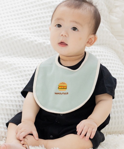 chil2(チルツー)の「刺繍入り ワッフルスタイ(スタイ/よだれかけ・キッズ・D/E/C/B/A/F・FREE)」の4枚目の写真
