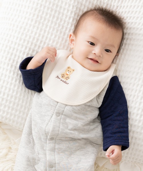 chil2(チルツー)の「刺繍入り ワッフルスタイ(スタイ/よだれかけ・キッズ・D/E/C/B/A/F・FREE)」の8枚目の写真