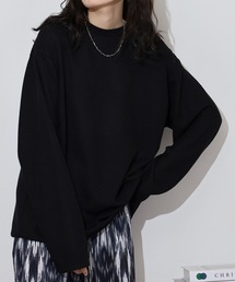 Rib knit long sleeve T-shirt / 畔編み長袖Tシャツ unisex