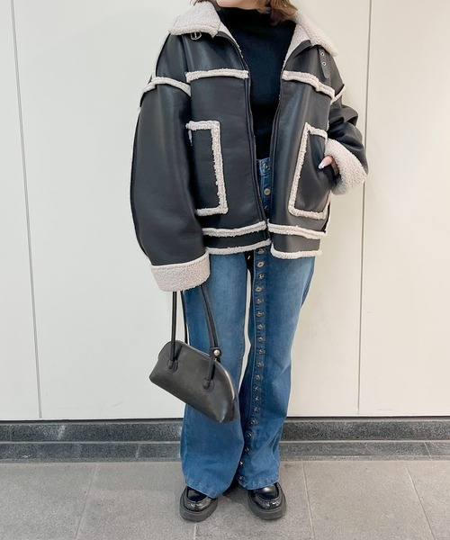 frunco（フランコ）の「【ZOZO限定】ドーナツ牡丹デザインデニムパンツ（デニムパンツ・レディース・ブルー・MEDIUM）」の6枚目の写真