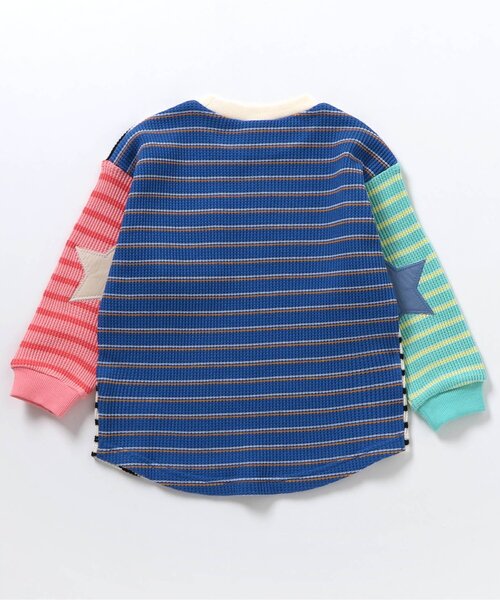 BREEZE（ブリーズ）の「【リンク/ジュニア対応】エルボーパッチロンT（Tシャツ/カットソー・キッズ・グリーン/ピンク/その他11/オフホワイト/その他12/ブラック・80/90/100/110/120/130/140）」の19枚目の写真