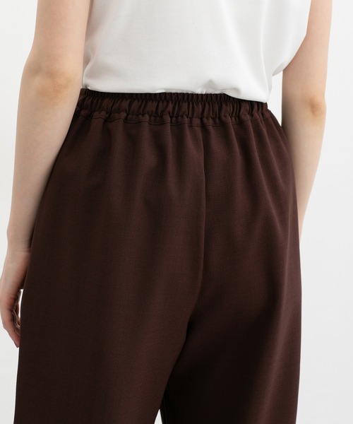 Honeys（ハニーズ）の「イージーストレートパンツ（スラックス・レディース・ネイビー/グリーン/ブラック/ライトベージュ/ブルー/ボルドー・L/LL/M/S）」の14枚目の写真