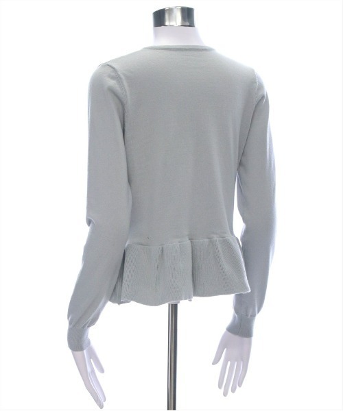 clear（クリア）の「ペプラムニットカーディガントップス[オフィスカジュアル]≪SS新作≫（ニット/セーター・レディース・アイボリー/ライトグレー/ピンク・F）」の13枚目の写真