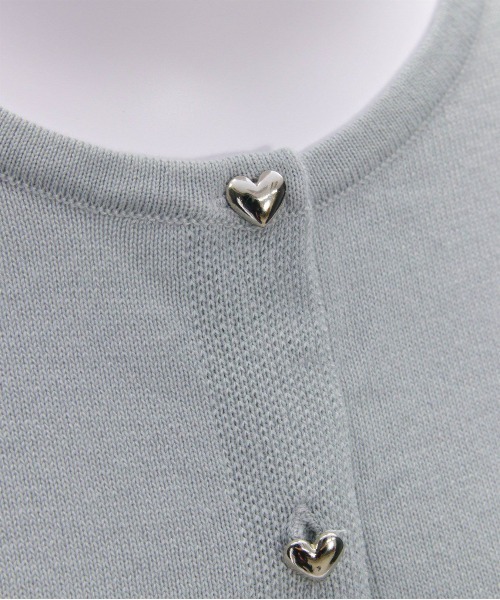 clear（クリア）の「ペプラムニットカーディガントップス[オフィスカジュアル]≪SS新作≫（ニット/セーター・レディース・アイボリー/ライトグレー/ピンク・F）」の17枚目の写真