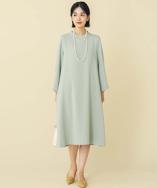 Gready Brilliant(グレディブリリアン)の「バックパールクルーネックAラインフレア(ワンピース・レディース・ブラック/イエロー系その他・FREE)」の22枚目の写真