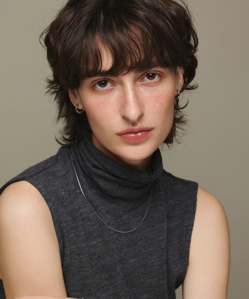 CENE（セネ）の「【CENE】セネ/ループピアス(small)（ピアス（両耳用）・レディース・シルバー/ゴールド・FREE）」の9枚目の写真