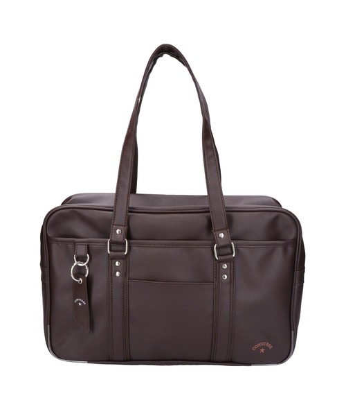 CONVERSE(コンバース)の「【CONVERSE/コンバース】CV SCHOOL FAKE LEATHER BAG /ボストンバッグ(ボストンバッグ・メンズ・ブラウン/ブラック・FREE)」の1枚目の写真