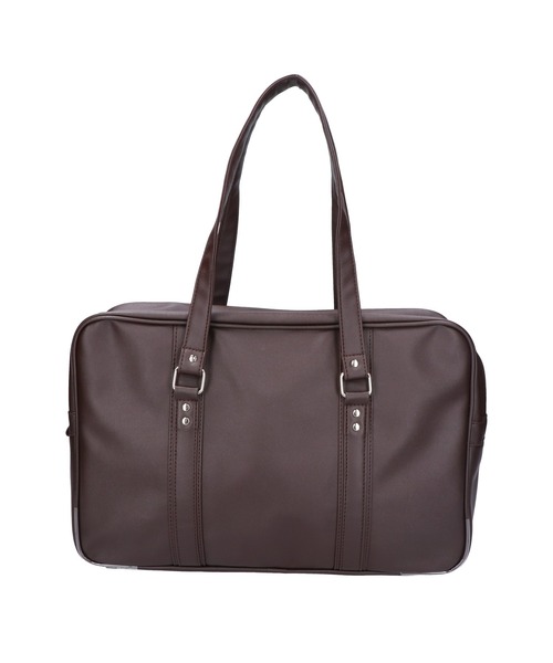 CONVERSE(コンバース)の「【CONVERSE/コンバース】CV SCHOOL FAKE LEATHER BAG /ボストンバッグ(ボストンバッグ・メンズ・ブラウン/ブラック・FREE)」の3枚目の写真