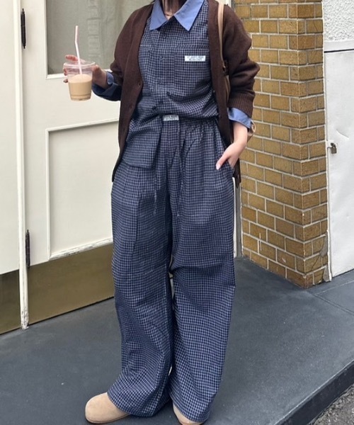 nemne store（ネンネストア）の「【keel】ウエストタグパンツ（その他パンツ・レディース・ネイビー/サックスブルー系・MEDIUM/SMALL）」の11枚目の写真