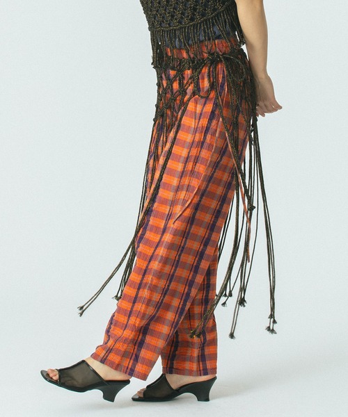 ROSE BUD(ローズバッド)の「MACRAME SKIRT(スカート・レディース・ホワイト/ブラック・ONE SIZE)」の10枚目の写真