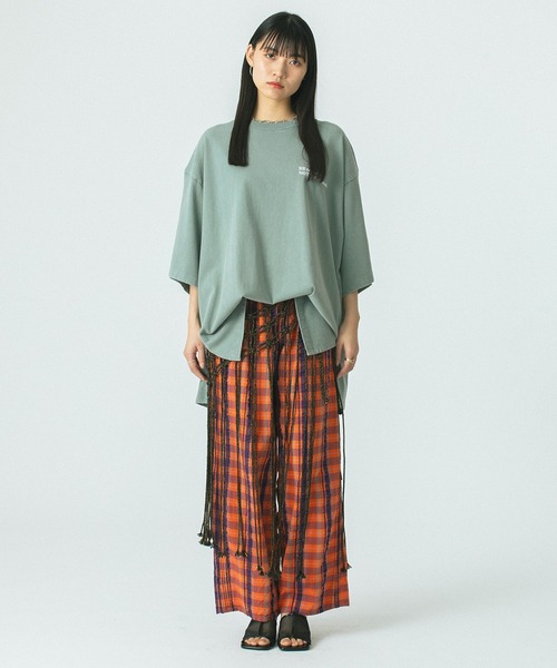 ROSE BUD(ローズバッド)の「MACRAME SKIRT(スカート・レディース・ホワイト/ブラック・ONE SIZE)」の9枚目の写真
