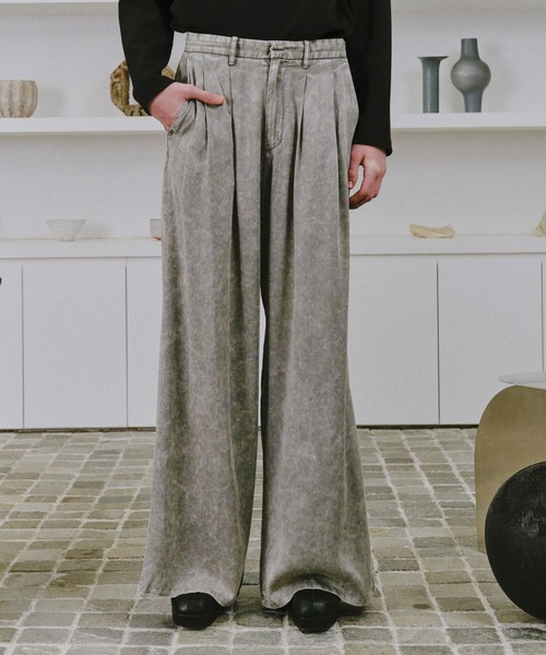 HARE（ハレ）の「【SET UP対応】TOROMIフェードトラウザー(HARE)（その他パンツ・メンズ・ブルー/グレー/ブラック・FREE）」の2枚目の写真