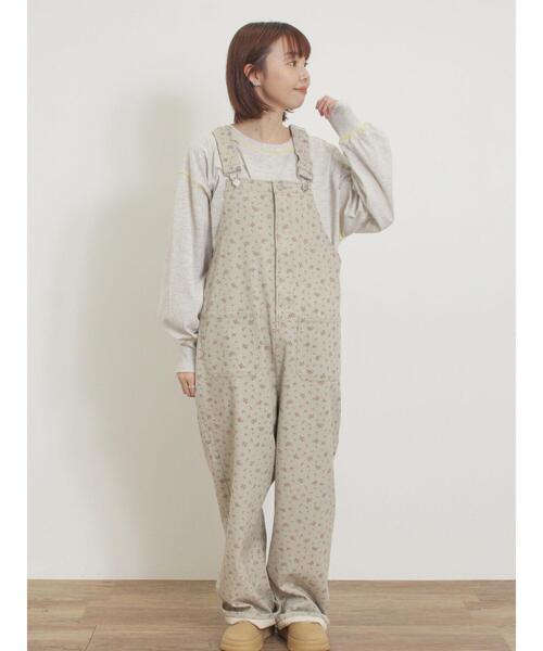 Samansa Mos2(サマンサ モスモス)の「配色ステッチプリントアソートロングTシャツ(Tシャツ/カットソー・レディース・ブラック/ブルー/オフホワイト/グレー・F)」の16枚目の写真