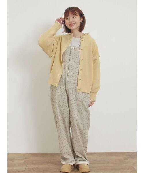 Samansa Mos2(サマンサ モスモス)の「配色ステッチプリントアソートロングTシャツ(Tシャツ/カットソー・レディース・ブラック/ブルー/オフホワイト/グレー・F)」の18枚目の写真