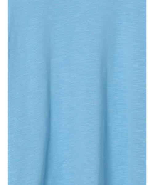 Samansa Mos2(サマンサ モスモス)の「配色ステッチプリントアソートロングTシャツ(Tシャツ/カットソー・レディース・ブラック/ブルー/オフホワイト/グレー・F)」の6枚目の写真