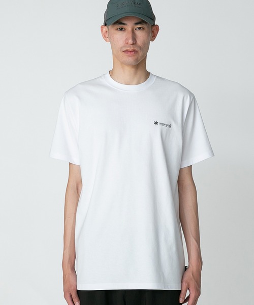 Snow Peak(スノーピーク)の「Snow Peak Logo T-Shirt ロゴTシャツ(Tシャツ/カットソー・メンズ・ブルー/ブラック/ホワイト・1/S/M/L/XL/XXL)」の2枚目の写真