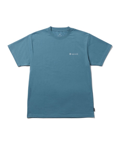 Snow Peak(スノーピーク)の「Snow Peak Logo T-Shirt ロゴTシャツ(Tシャツ/カットソー・メンズ・ブルー/ブラック/ホワイト・1/S/M/L/XL/XXL)」の12枚目の写真