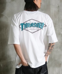 DIAMOND LOGO S/S T-SHIRTS/スラッシャーダイアモンドロゴバックプリントTシャツ