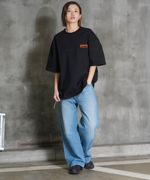 THRASHER(スラッシャー)の「DIAMOND LOGO S/S T-SHIRTS/スラッシャーダイアモンドロゴバックプリントTシャツ(Tシャツ/カットソー・メンズ・ブラック/ホワイト/グリーン/アッシュグレー/ベージュ・MEDIUM/LARGE/X-LARGE)」の15枚目の写真