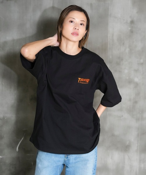 THRASHER(スラッシャー)の「DIAMOND LOGO S/S T-SHIRTS/スラッシャーダイアモンドロゴバックプリントTシャツ(Tシャツ/カットソー・メンズ・ブラック/ホワイト/グリーン/アッシュグレー/ベージュ・MEDIUM/LARGE/X-LARGE)」の17枚目の写真