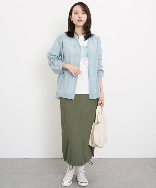 雑誌InRed5月号掲載】シアーバックリボンブラウス（シャツ
