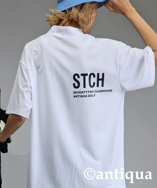 antiqua(アンティカ)の「【STCH】プリント半袖トップス(Tシャツ/カットソー・レディース・ホワイト/ブラック・LXL/ML)」の19枚目の写真