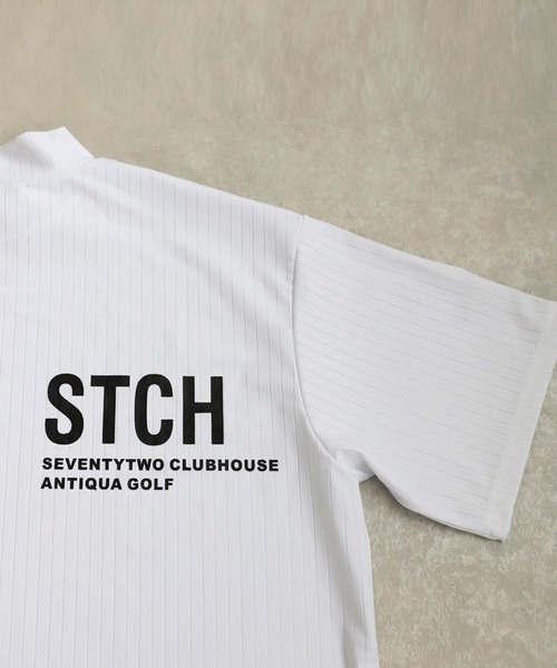 antiqua(アンティカ)の「【STCH】プリント半袖トップス(Tシャツ/カットソー・レディース・ホワイト/ブラック・LXL/ML)」の4枚目の写真