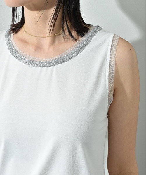 INTERPLANET(インタープラネット)の「アビガイルタンク(タンクトップ・レディース・オフホワイト/グレー/ブラック・FREE)」の19枚目の写真