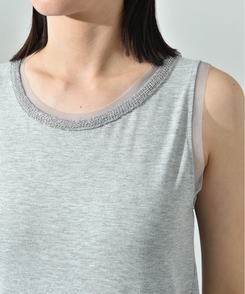 INTERPLANET(インタープラネット)の「アビガイルタンク(タンクトップ・レディース・オフホワイト/グレー/ブラック・FREE)」の11枚目の写真