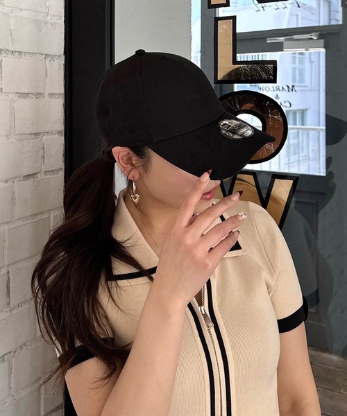 NEW ERA(ニューエラ)の「【NEWERA】9FORTYサイドロゴキャップ(キャップ・レディース・オフホワイト/ブラック/ベージュ・FREE)」の8枚目の写真