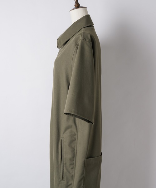 Yae オールインワン つなぎ yae（ヤエ）の「Fastener slit velours jumpsuit / ファスナースリット