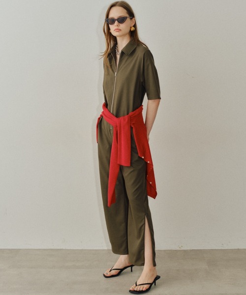Short sleeve jumpsuit / ショートスリーブジャンプスーツ