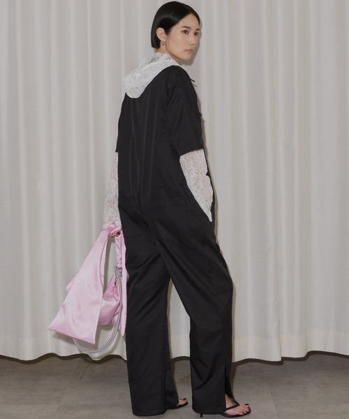 セール】Short sleeve jumpsuit / ショートスリーブジャンプ