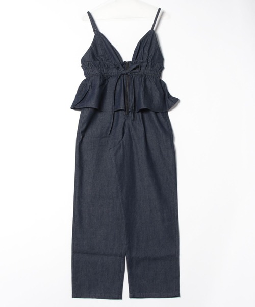 オールインワン・サロペット PINKO OCA JUMPSUIT PRANK PROJECT（プランクプロジェクト）の「サイドレースベロア