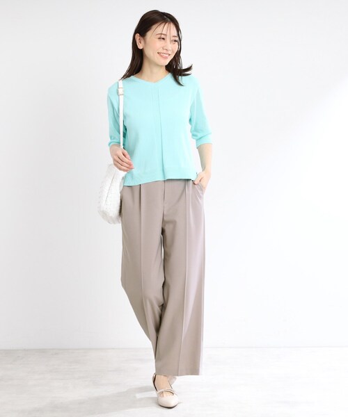 Reflect(リフレクト)の「◆【マシンウォッシュ可/セットアップ可能】ストレートシルエットパンツ(その他パンツ・レディース・ブルー系その他/ネイビー/オリーブ/ブラウン系その他・05/07/11/13/15 /17/09)」の16枚目の写真