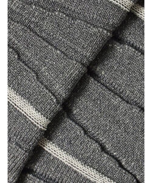 LAGUNAMOON（ラグナムーン）の「ジオメトリックフォルムニットワンピース（ワンピース・レディース・チャコールグレー/オレンジ/ライトグリーン・MEDIUM/SMALL）」の17枚目の写真