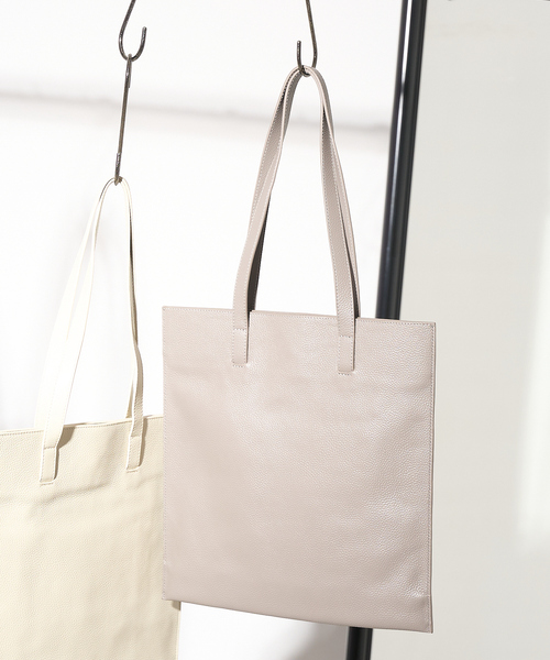 collex（コレックス）の「シュリンクレザートートバッグ（トートバッグ・レディース・ブラック/オフホワイト/シルバー/グレー・フリー）」の3枚目の写真