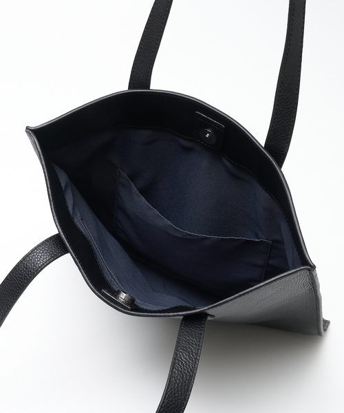 collex（コレックス）の「シュリンクレザートートバッグ（トートバッグ・レディース・ブラック/オフホワイト/シルバー/グレー・フリー）」の19枚目の写真