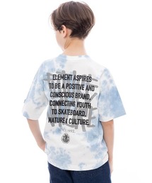 ELEMENT（エレメント）の「ELEMENT キッズ LAYER TAGGING SS YOUTH Tシャツ 【2025年春夏モデル】/エレメントキッズバックプリント半袖Tシャツ（Tシャツ/カットソー）」