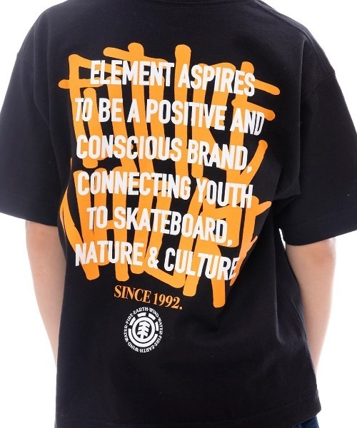 セール】ELEMENT キッズ LAYER TAGGING SS YOUTH Tシャツ 【2025