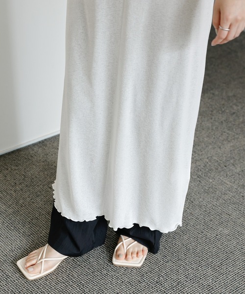 select MOCA Et(セレクトモカエト)の「【Et】Sheer Cut-Out Sleeveless One-Piece(ワンピース・レディース・ホワイト/ブラック/ブラウン・FREE)」の14枚目の写真