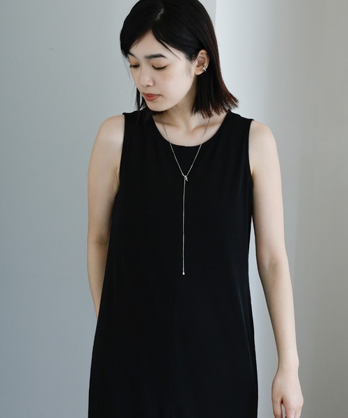 select MOCA Et(セレクトモカエト)の「【Et】Sheer Cut-Out Sleeveless One-Piece(ワンピース・レディース・ホワイト/ブラック/ブラウン・FREE)」の5枚目の写真