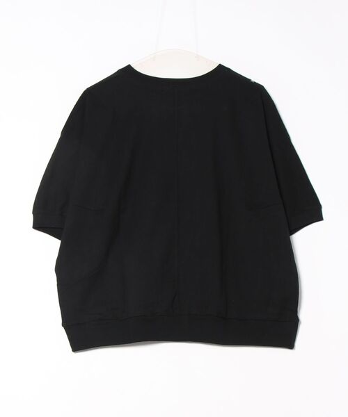 セール】クリンプ小花レース＋ガーゼ天竺ドルマンカットソー（T