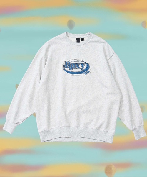 ROXY(ロキシー)の「LONG JOURNEY /ロキシーロゴオーバーサイズスウェットプルオーバー(スウェット・レディース・ブラック系その他/ブラック/グレー・LARGE/MEDIUM)」の9枚目の写真