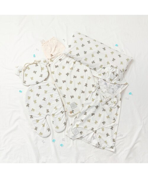 apres les cours（アプレレクール）の「【2WAY】ひんやりブランケット（ブランケット・キッズ・ピンク/アイボリー/サックスブルー・FREE）」の6枚目の写真