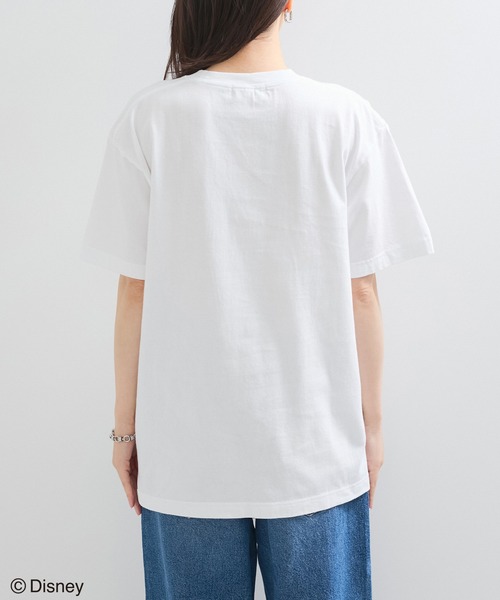 le cercle ADAM ET ROPE'(ルセルクルアダムエロペ)の「【GOOD ROCK SPEED】Mickey Mouse/プリントTシャツ(Tシャツ/カットソー・レディース・ネイビー/ホワイト/ライトグレー・FREE)」の12枚目の写真