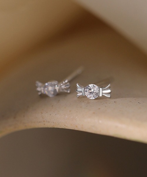 yu-ka(ユーカ)の「YU-KA:キャンディーデザインミニピアス Candee design mini pierce(ピアス(両耳用)・レディース・ゴールド/シルバー・FREE)」の1枚目の写真