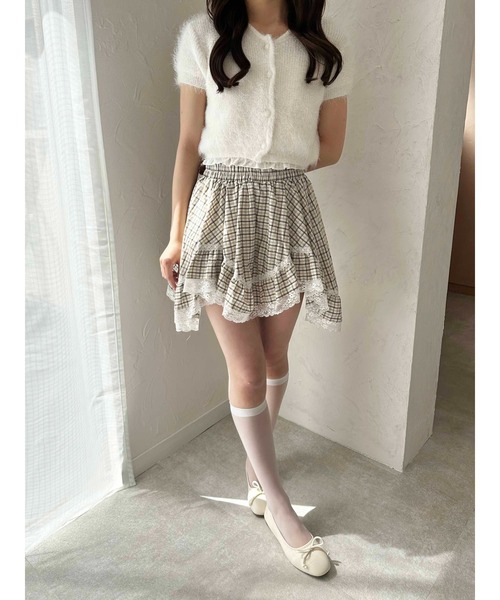 PHILLY（フィリー）の「【PHILLY】ランダムヘムチェックスカート（スカート・レディース・ブラック/ベージュ・FREE）」の18枚目の写真