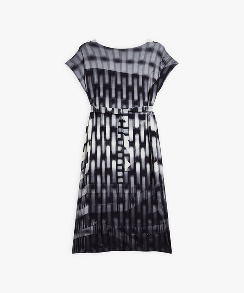 agnes b.(アニエスベー)の「プリント フレンチスリーブ アーティスト ワンピース "Hugo Naccache"(ワンピース・レディース・ブルー系その他・2/1)」の1枚目の写真